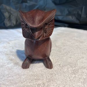 Decorative wooden owl